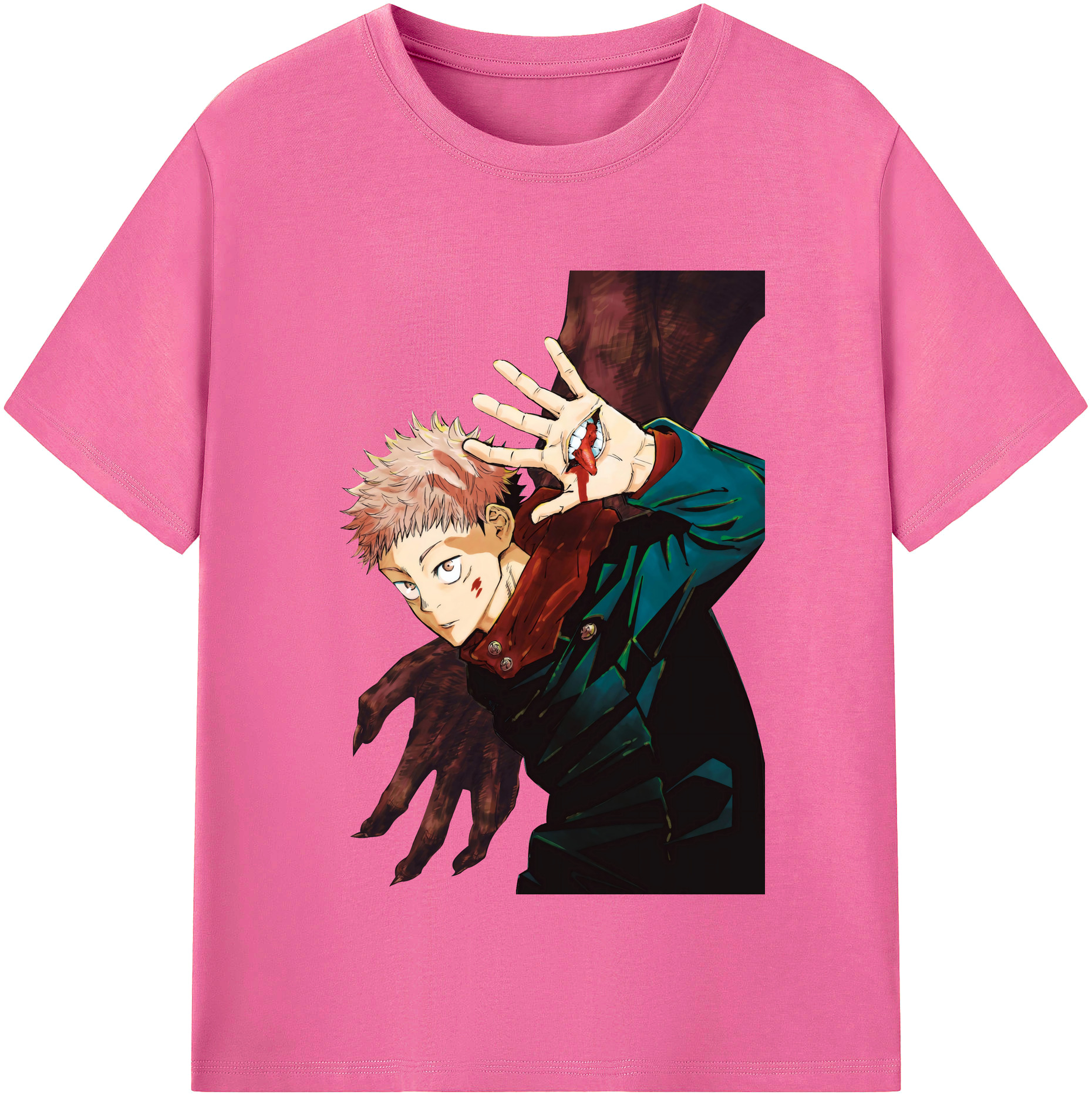 （画像用） 呪術廻戦 Jujutsu Kaisen レディースカジュアルプリントTシャツ（綿100％）